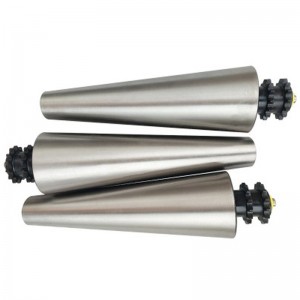 Konische Kegelwalze gebogen